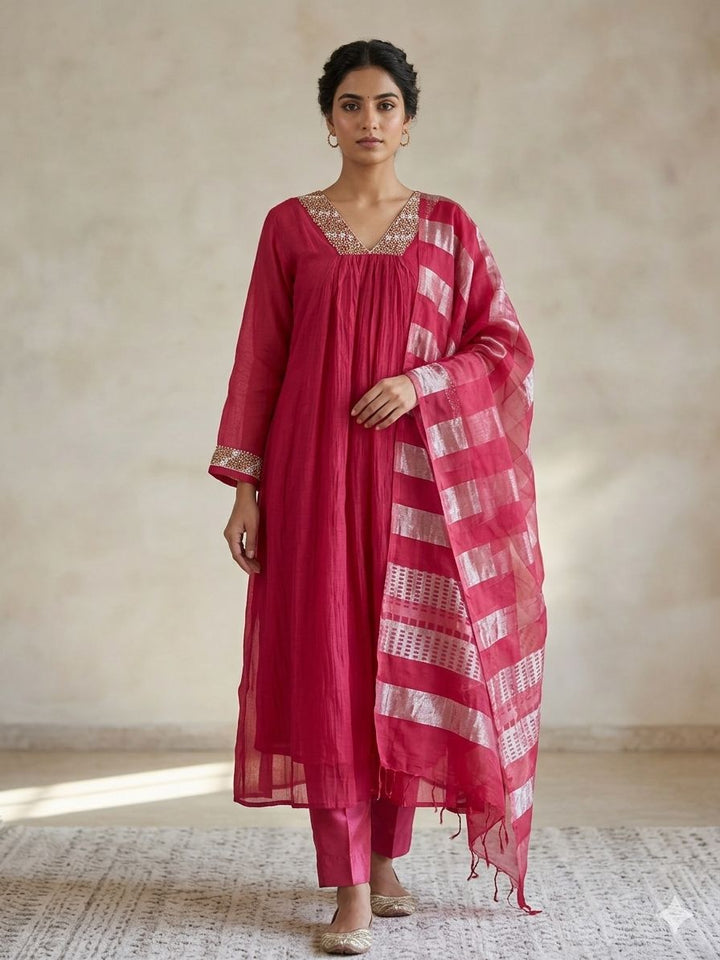 Rani pink suit set
