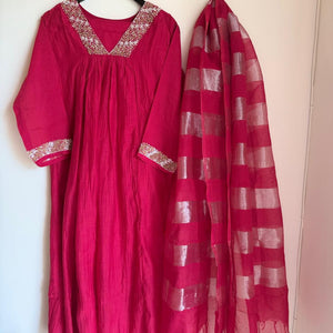 Rani pink suit set
