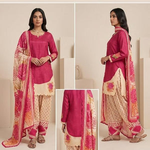 Pure Chinnon Farshi Suit