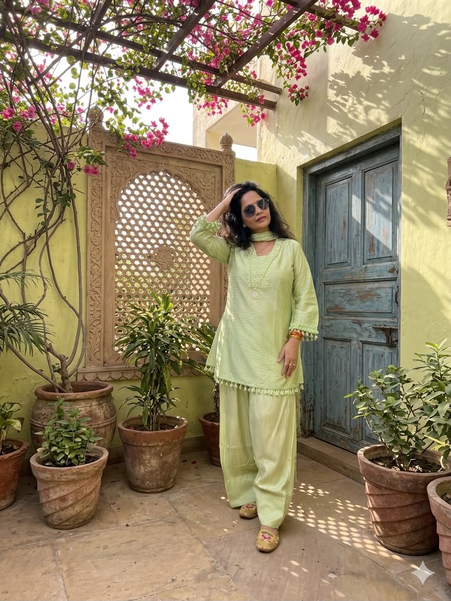 Pista Charm Tassel Farshi Set