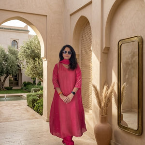 PINK VIRAL SEMI PARTY WEAR