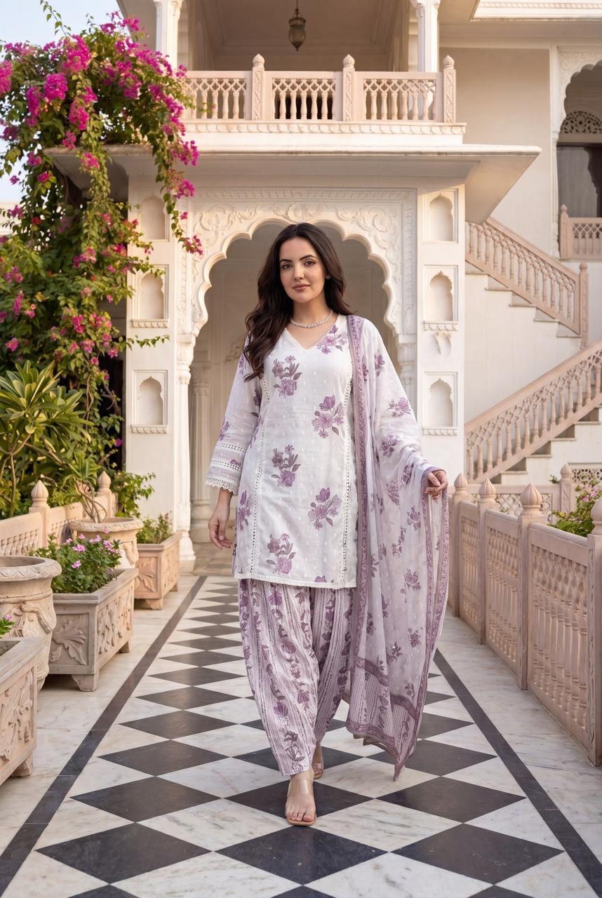 Pure Cotton Fhrshi Suit