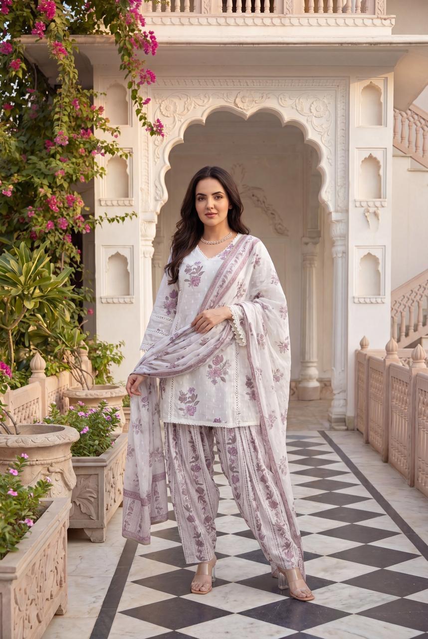 Pure Cotton Fhrshi Suit