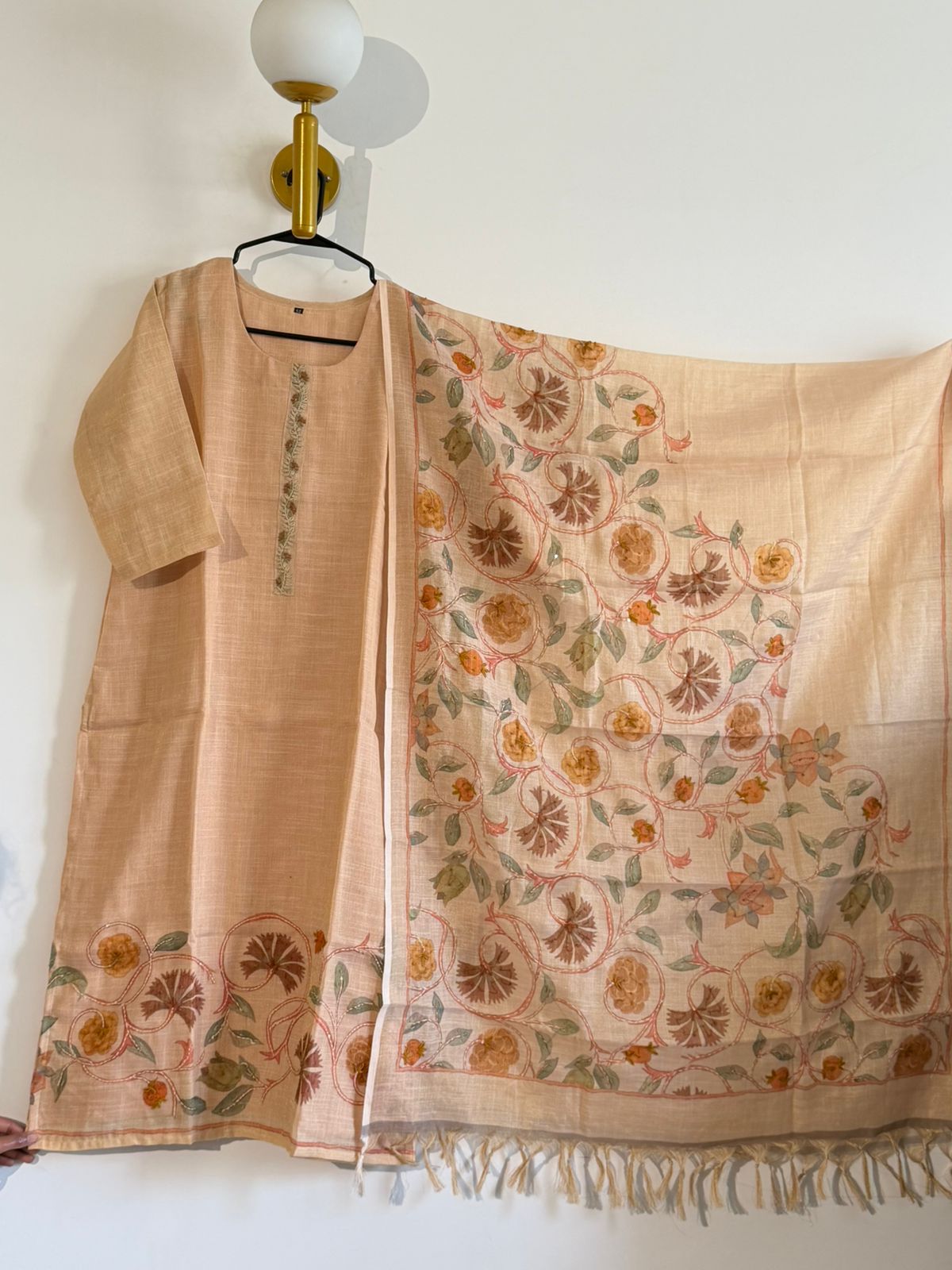 Soft Beige Kurta Set