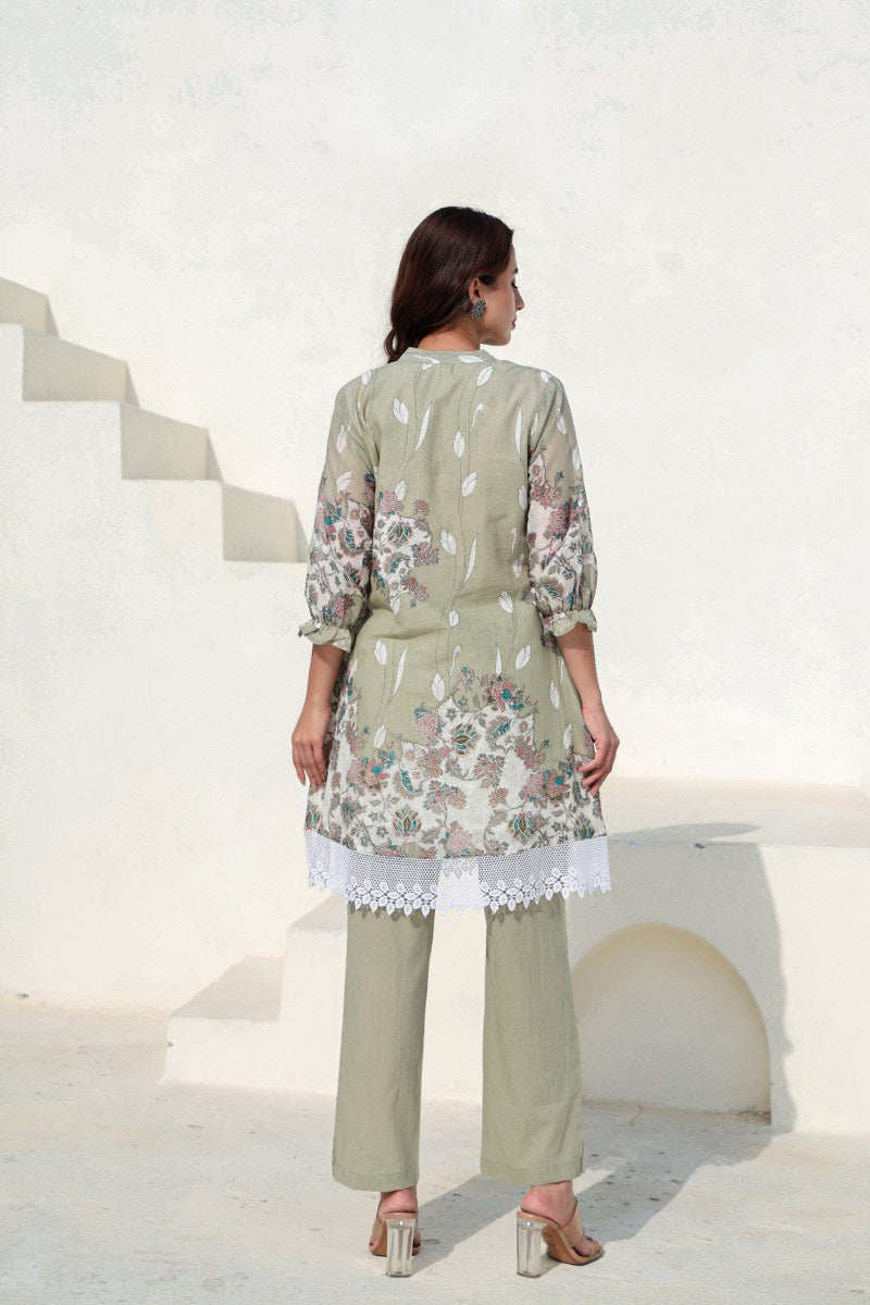 Pastel Green Comfort Kurta Set