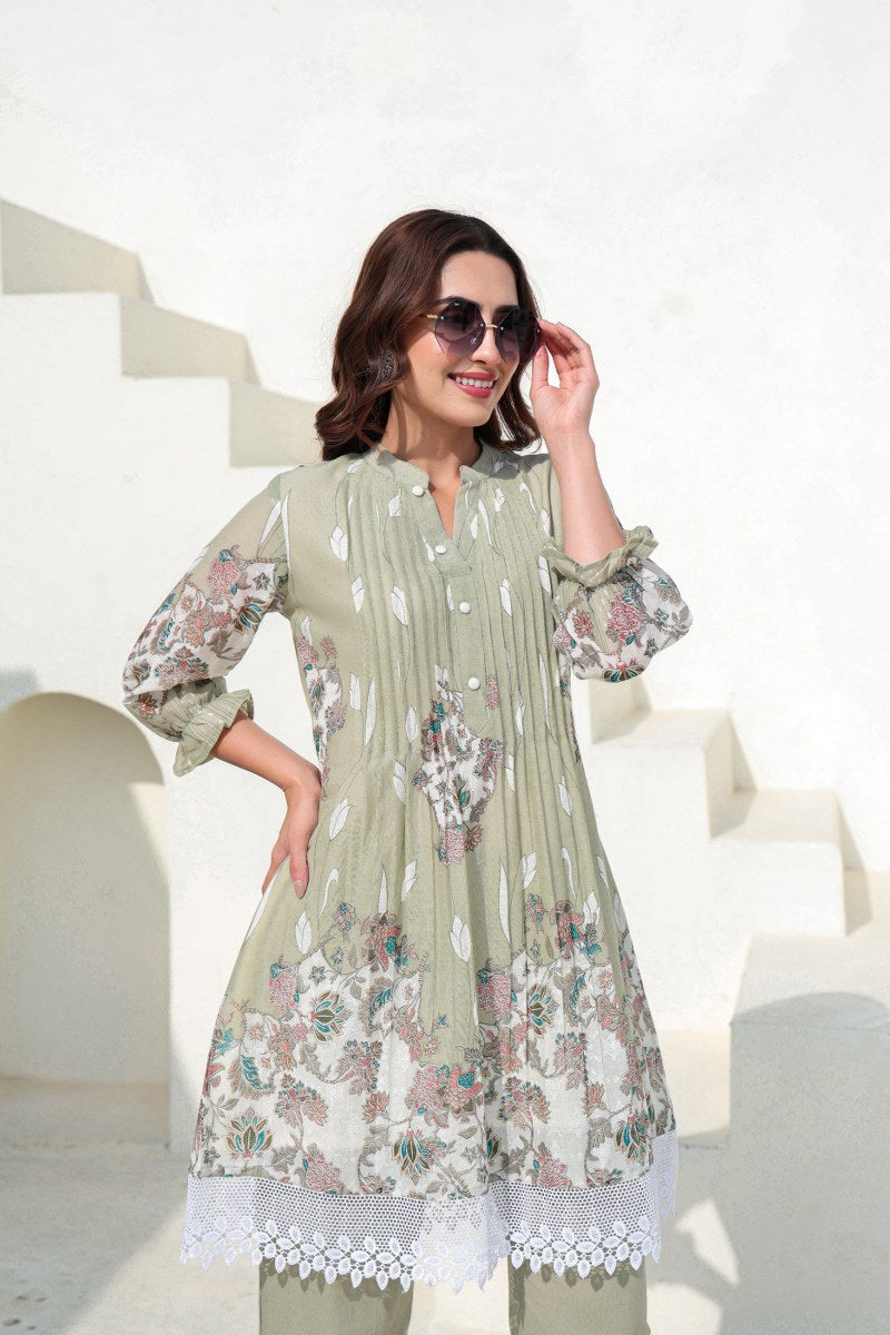 Pastel Green Comfort Kurta Set