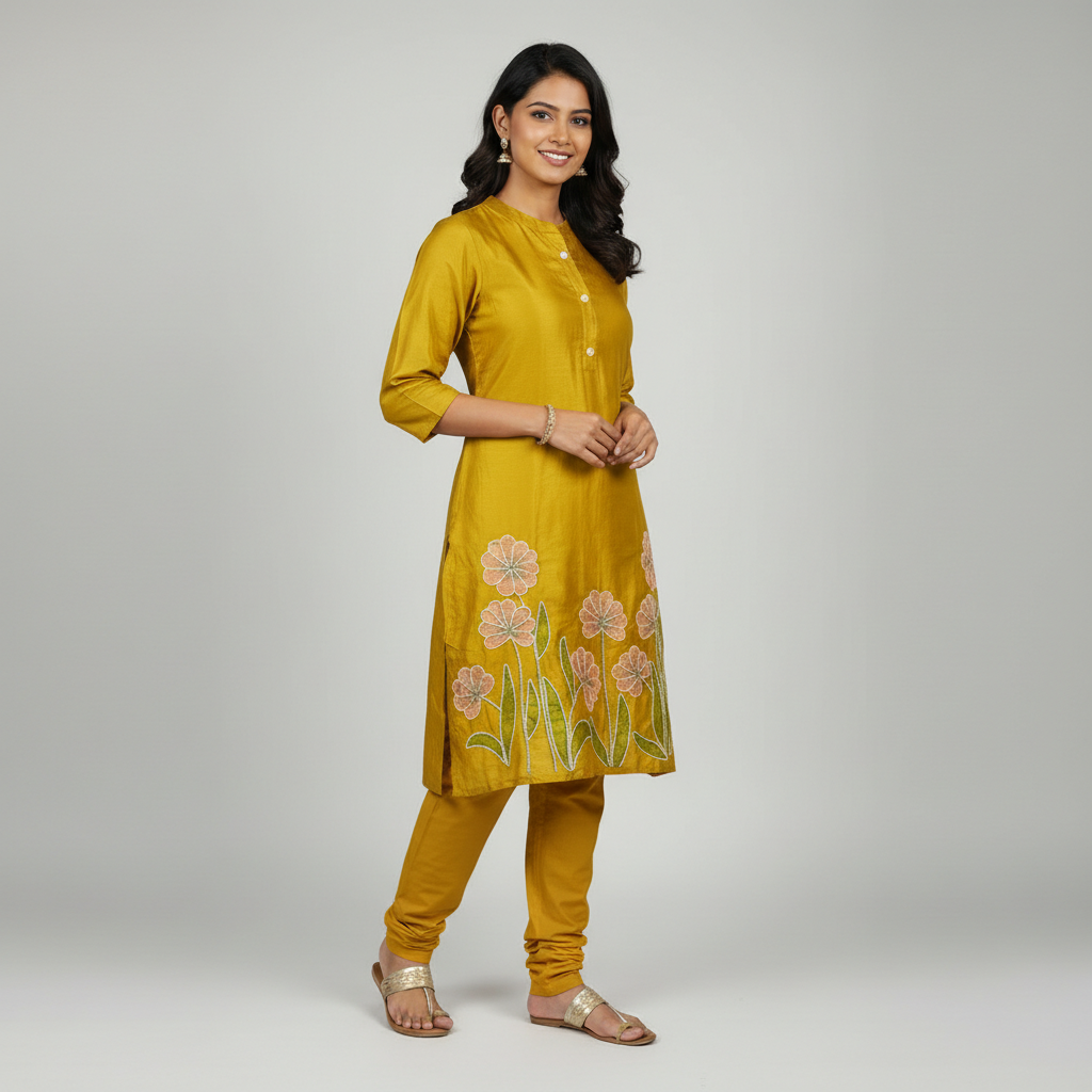 Kritika Elegant Mustard Suit Set