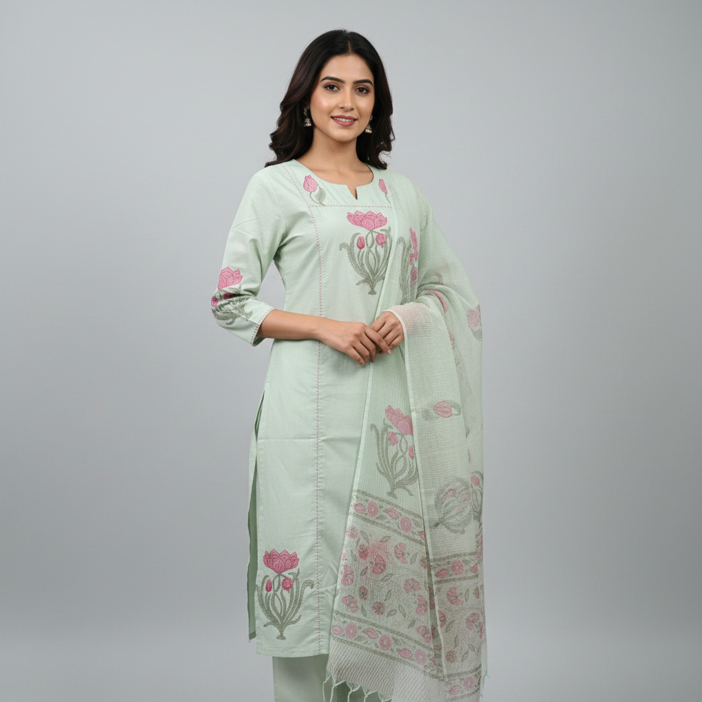 Aahana Soft Pastel Kurta Set