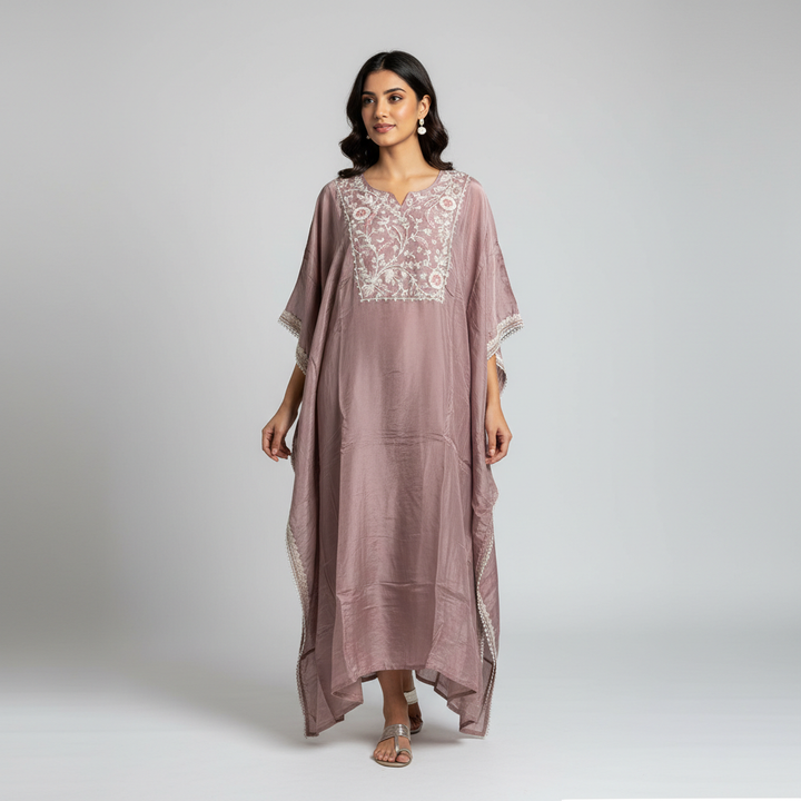 Komal Soft Mauve Kurta Set