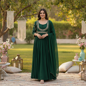Emerald Green Gown