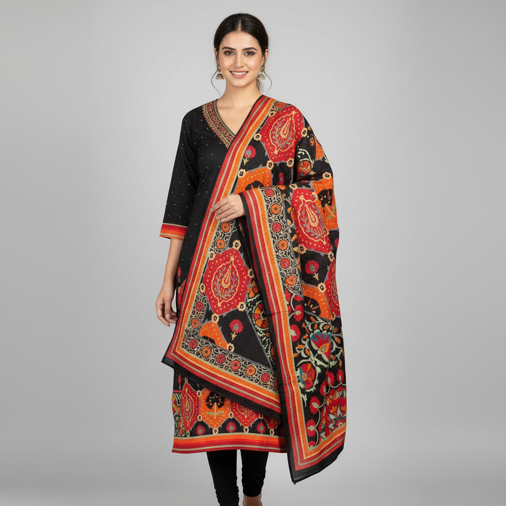 Printed Floral Kurta Set