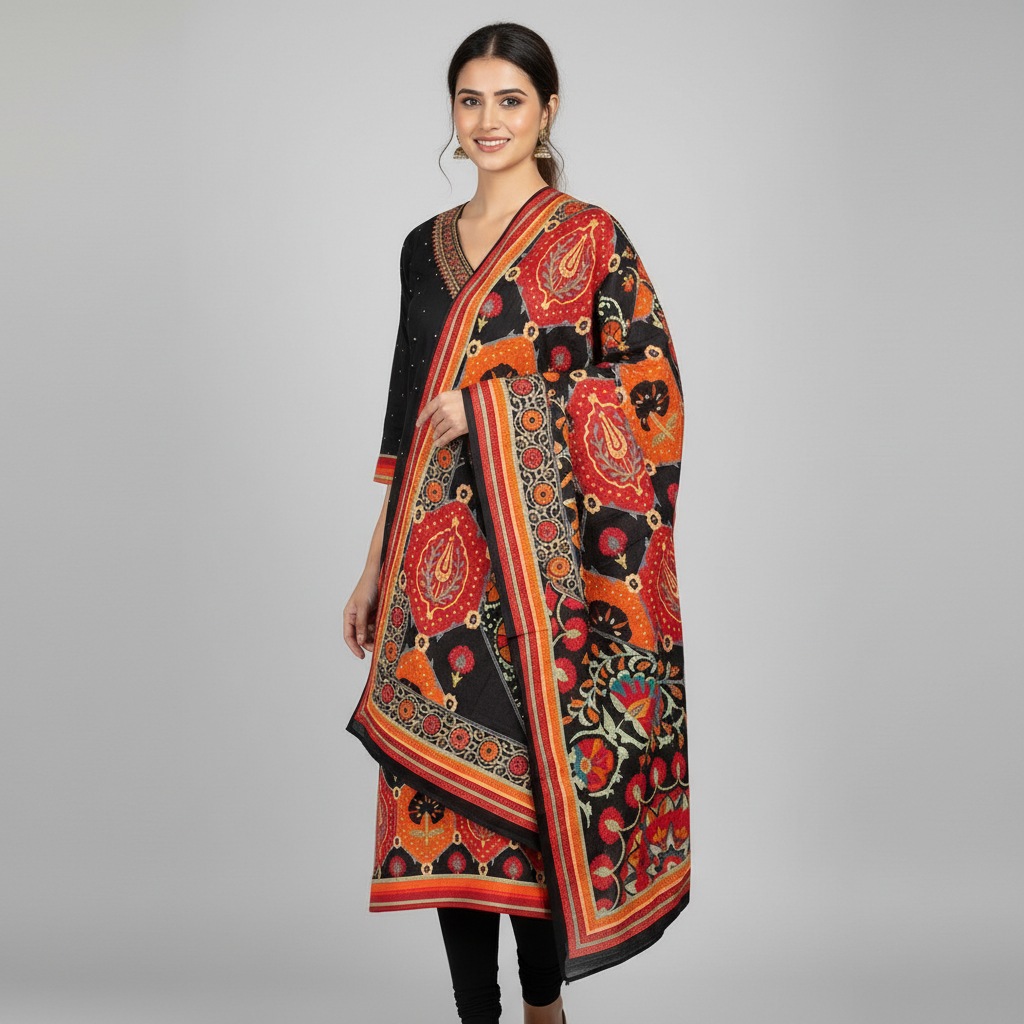 Printed Floral Kurta Set